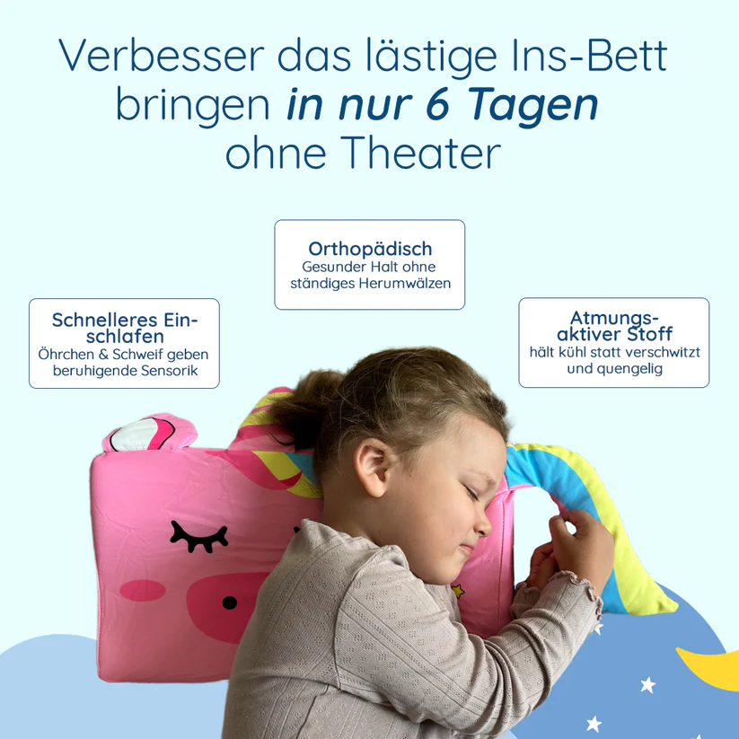 Calmly® - Das Kinderkissen für besseren und gesünderen Schlaf