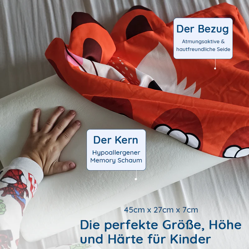 Calmly® - Das Kinderkissen für besseren und gesünderen Schlaf