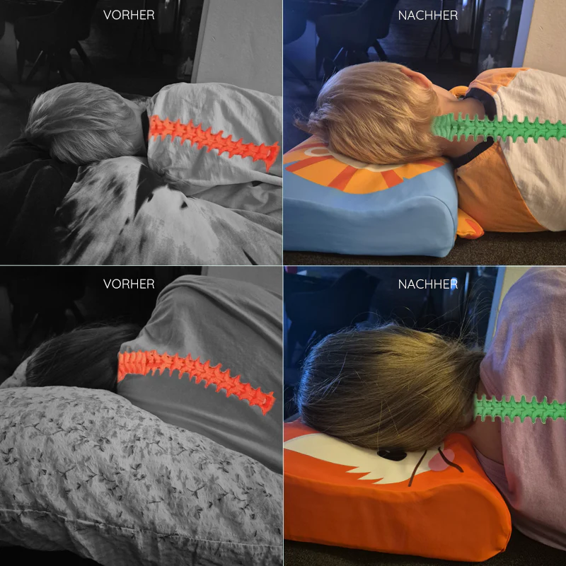 Calmly® - Das Kinderkissen für besseren und gesünderen Schlaf