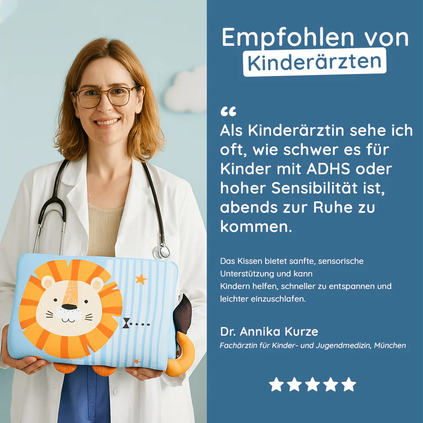 Calmly® - Das Kinderkissen für besseren und gesünderen Schlaf